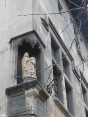 Detailed view of the facade of Palais du Roure in Avignon