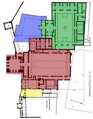 Plan layout of the Nasrid Palaces within the Alhambra complex