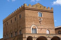 Scenic view of Italy with historical buildings and lush greenery