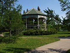 Music kiosk gloriette built in 1928 at Jarry Park in Montreal