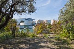 Lush green interior of Parc Phoenix in Nice with diverse plants and trees