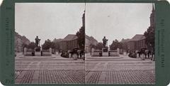Historic view of Sankt Annæ Plads in Copenhagen around the year 1900