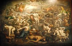 Paul Chenavard painting The Divine Tragedy 1869 depicting a dramatic and emotional scene with multiple figures