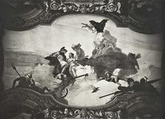Painting of Roman gods Mars and Venus by Tiepolo