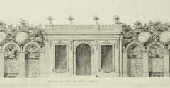 Architectural plan by Ange-Jacques Gabriel for the Cabinet de treillage in the Nouveau Jardin du Roi at Trianon