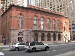 American Academy of Music historic building exterior at Southwest corner of Broad and Locust Streets Philadelphia