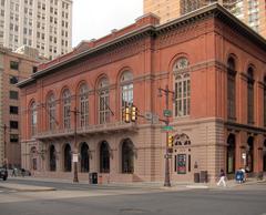 American Academy of Music historic building at Broad and Locust Streets in Philadelphia