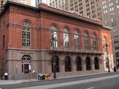Historic American Academy of Music building at Broad and Locust Streets in Philadelphia