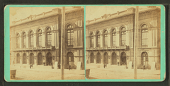 Exterior view of the Academy of Music in Philadelphia showcasing its architectural design