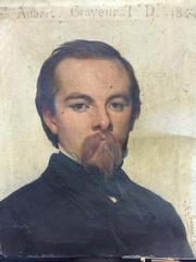 Portrait of Jean-Ernest Aubert by Félix-Joseph Barrias, 1850