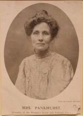Emmeline Pankhurst signed postcard circa 1907
