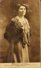 Emmeline Pethick Lawrence portrait postcard from early 20th century