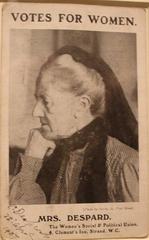 Charlotte Despard signed postcard circa 1907