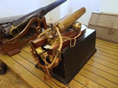 1872 Steel Carronade 6 pounder artillery cannon at Royal Danish Naval Museum