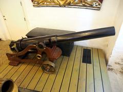 1882 87 mm breech-loading gun from Krupp at Royal Danish Naval Museum in Copenhagen