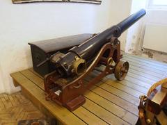 1882 87 mm breech-loading gun from Krupp displayed at Royal Danish Naval Museum in Copenhagen