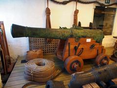 Cannon at the Royal Danish Naval Museum in Copenhagen, Denmark