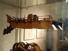 Model of an old dredger at the Royal Danish Naval Museum in Copenhagen, Denmark
