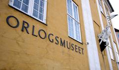 Sign for Orlogsmuseet, The Royal Danish Naval Museum in Copenhagen
