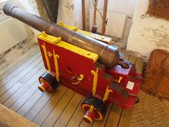 1730 12-pounder steel naval gun at Royal Danish Naval Museum Copenhagen
