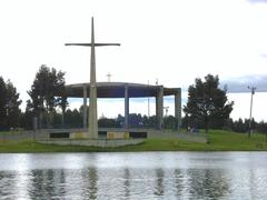 Eucharistic temple in Simon Bolivar Metropolitan Park, Colombia