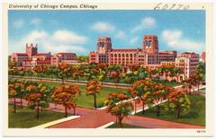 University of Chicago Campus buildings and green space in Chicago
