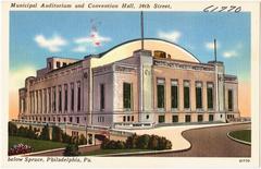 Municipal Auditorium and Convention Hall on 34th Street, below Spruce, Philadelphia, Pennsylvania