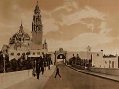 West Gate of Balboa Park promotional poster for 1915 Panama-California Exposition in San Diego