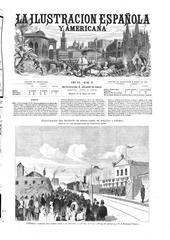 Inauguration of the railway route from Miranda to Vitoria, arrival of the first train at Vitoria station on January 23, 1876