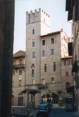 Historic Casa dei Lappoli building in Arezzo, Italy