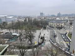 View of Place Neuve square as seen from rue des Granges in Geneva