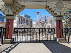 Olympic Plaza 1988 Winter Olympics architecture in downtown Calgary