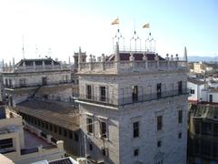 View of the Generalitat building from a terrace