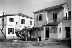 Historical view of early Tel Aviv cityscape
