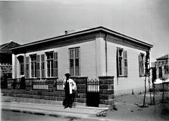 Historic view of Tel Aviv cityscape in its early years