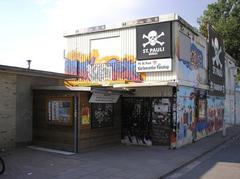 FC St. Pauli Clubheim and Fanshop near Millerntor Stadion during renovation summer 2007