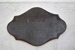 Elgin Bridge historical sign in Singapore
