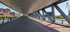 Euskalduna Bridge in Bilbao, Bizkaia, Basque Country