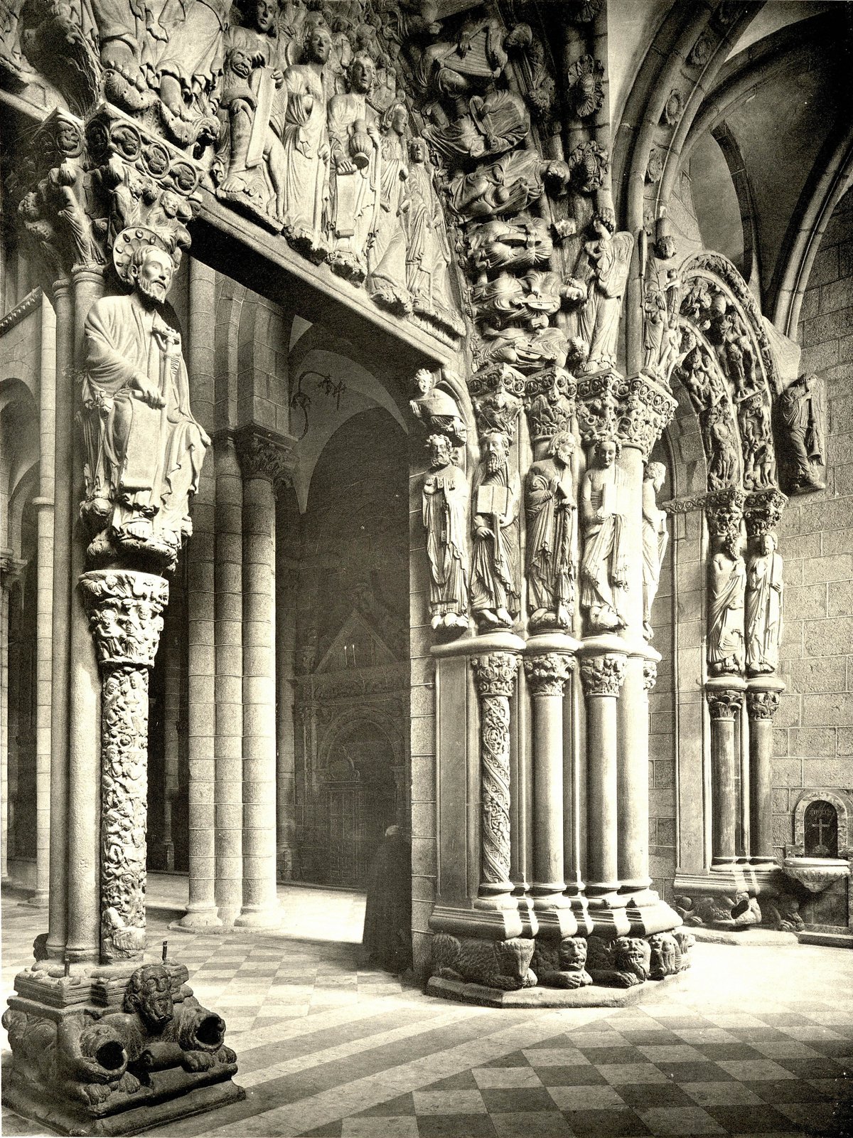Portico de la Gloria in the Cathedral of Santiago de Compostela