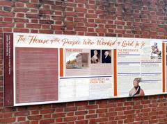 Freedom and Slavery exhibit panel at President's House Site in Philadelphia