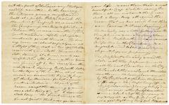 Manuscript letter from Peleg Wadsworth to Zilpah Longfellow dated February 23, 1794, Philadelphia
