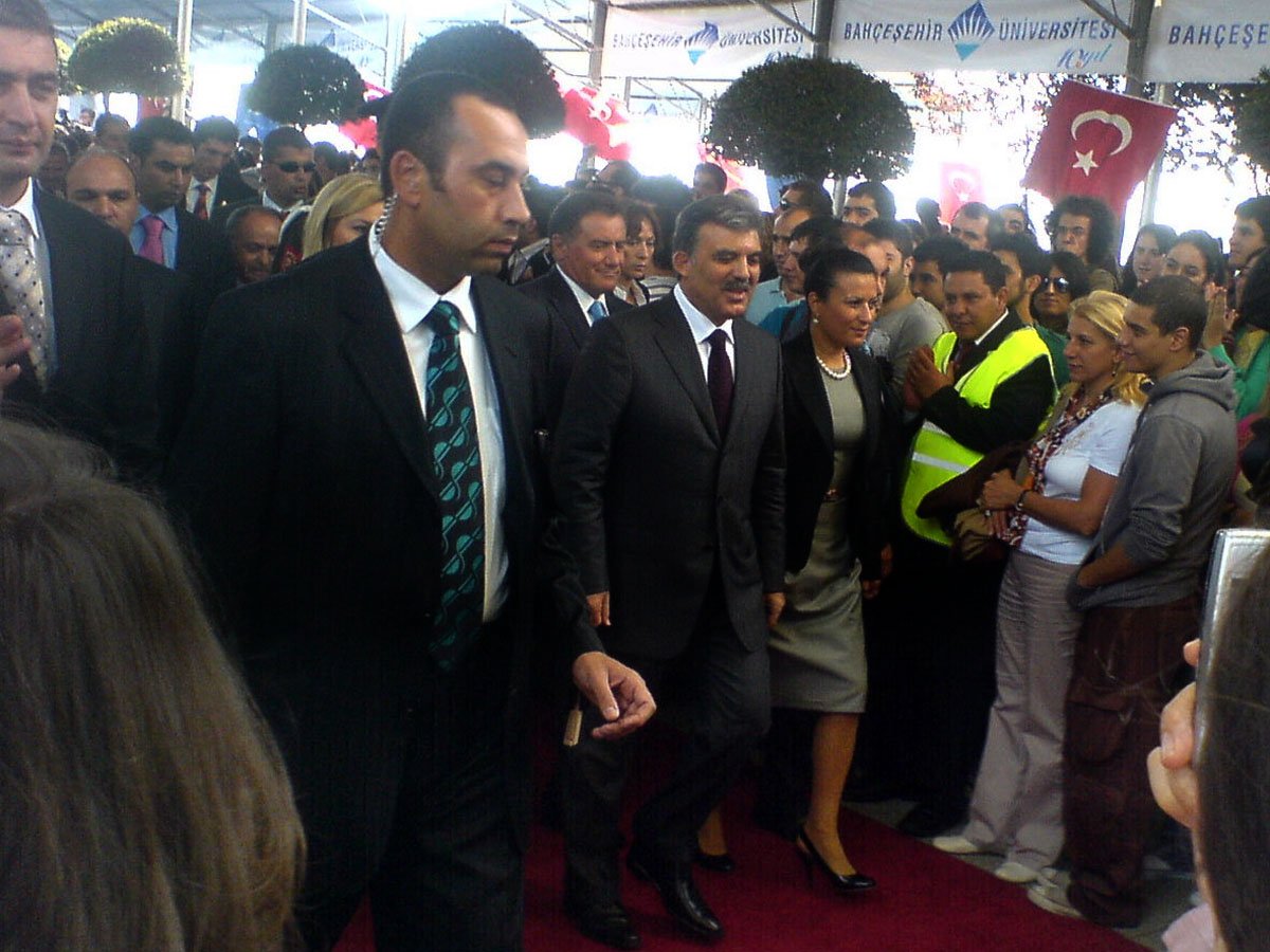 Abdullah Gül attending the 10th Academic Year Inauguration of University of Bahçeşehir on September 26th, 2007