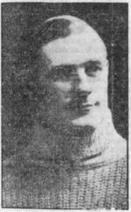 Alfred Cap McDonald Canadian ice hockey player in Brantford Indians uniform 1908 1909 Ontario Professional Hockey League