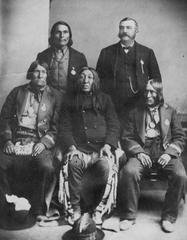 Four Cree Chiefs of Rupert's Land visiting Brantford Ontario in 1886