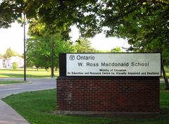 W Ross Macdonald School building in Brantford