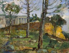 Rhodes Memorial artwork by Pieter Wenning featuring architectural and natural elements