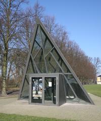 Entrance to the underground Museum of Modern Glass Art at Cisternerne in Copenhagen