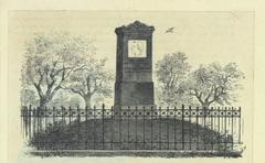 Historical milestone marker in Rahbeks Allé, 1880