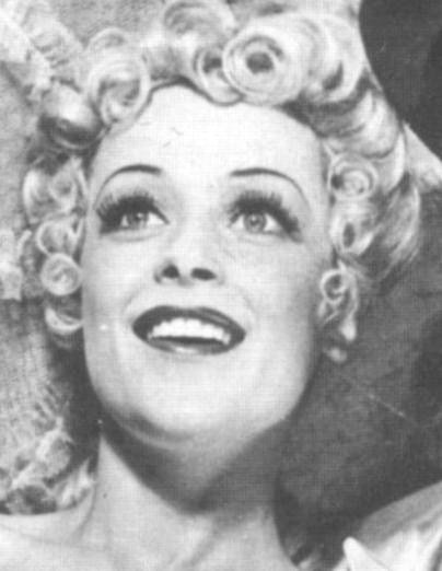 Actress Annalisa Ericson in 1942 Swedish production of Show Boat at Oscarsteatern Stockholm