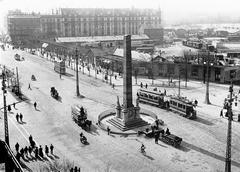 Frihedsstøtten monument in Copenhagen, Denmark around 1910